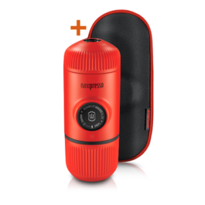 Nanopresso Lava Red + Case