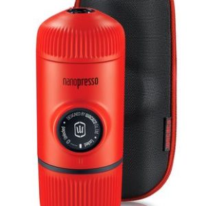 Nanopresso Lava Red + Case